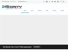 Tablet Screenshot of integrityts.com